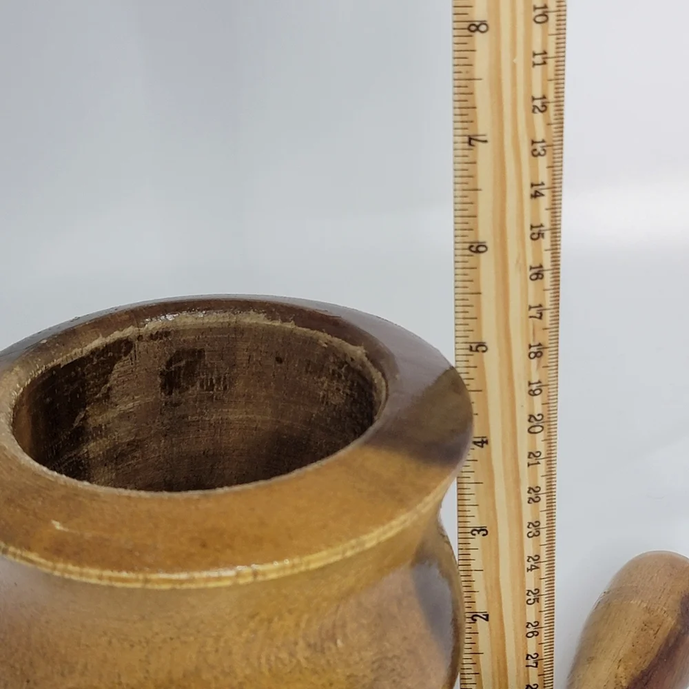 N/A wood mortar